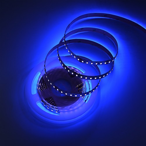 5m 10W/m UV 400 nm LED strip - 24V DC, IP20, 120 LED pr. meter