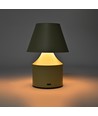 Opladelig LED bordlampe - Grøn, touch dæmpbar, 3i1, IP20 indendørs