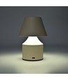 Opladelig LED bordlampe - Creme, touch dæmpbar, 3i1, IP20 indendørs