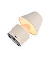 Opladelig LED bordlampe - Creme, touch dæmpbar, 3i1, IP20 indendørs