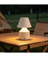 Opladelig LED bordlampe - Creme, touch dæmpbar, 3i1, IP20 indendørs