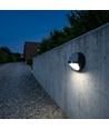 Solcelle & sensor væglampe - IP54, 120° spredning