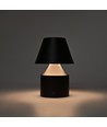 Opladelig LED bordlampe - Sort, touch dæmpbar, 3i1, IP20 indendørs