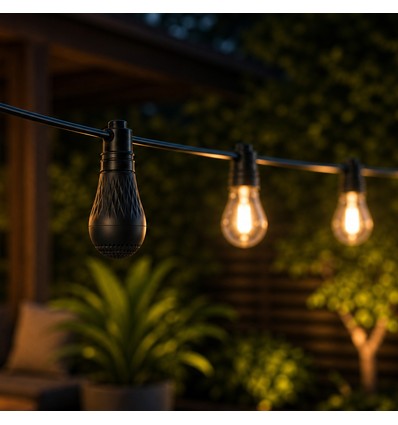 Garland Bluetooth højttaler - Sort, til 230V, tilbehør til lyskæder