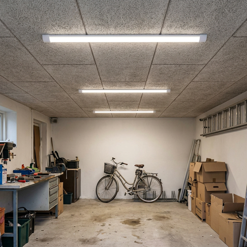 120cm 40W komplet LED armatur - 6 års garanti, 120lm/W