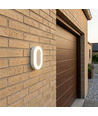 Oval Sensor Væglampe m/PIR – 11W, IP65, IK07, 5000K, Hvid