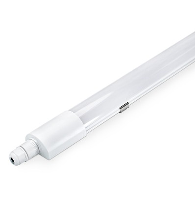 120cm slim RA93 armatur gennemfortrådet - 36W, 120lm/W, IP65