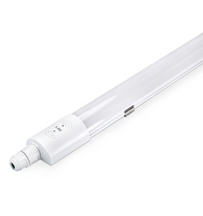 120cm HICRI PRO sensor armatur 36W - Gennemfortrådet, mikrobølgesensor, RA93, 120lm/W, IP65