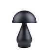 Opladelig LED bordlampe - Sort, Ø15cm, 22cm høj, touch dæmpbar, 3i1, IP20 indendørs