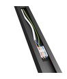 150cm Kontorlampe, Justerbar Watt og CCT - 3 lyskulører, 30W/40W/50W, 5 års garanti, sort