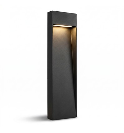 Sort havelampe - 11W, 80 cm, IP65 udendørs, inkl. lyskilde