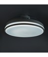 60W LED loftslampe med blæser - CCT, hvid, inkl. fjernbetjening