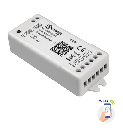 Spectrum RGBW + CCT Wi-Fi controller - 12V (120W), 24V (240W), Tuya Smart/Smart Life