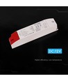 36W / 12V DC strømforsyning til LED strips - 3A, IP44 vådrum