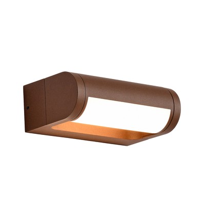 V-Tac 10W LED væglampe - IP65, Corten hus, Cree chip, 3000K, 6 års garanti