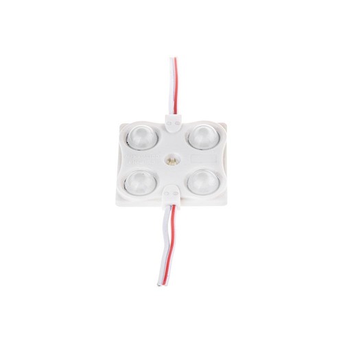 2W Vandtæt LED modul - 12V DC, IP65, Perfekt til skilte og specialløsninger