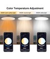4 stk. RGB+CCT Smart Home downlight - 5W LED, Bluetooth, virker med Google Home, Alexa og smartphones