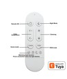 4 stk. RGB+CCT Smart Home downlight - 5W LED, Bluetooth, virker med Google Home, Alexa og smartphones