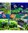 48-68 cm akvarie armatur - 11W LED, hvid/blå/rød/grøn/lilla, justerbar længde, IP66