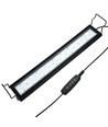 75-93 cm akvarie armatur - 22W LED, hvid/blå/rød/grøn/lilla, justerbar længde, IP66