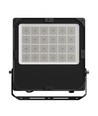 300W LED projektør med justerbar watt - Asymmetrisk lys, IP66 udendørs, IK08, sort 