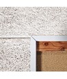 Indbygningsramme til 60x60 LED panel - Ny model, passer til Troldtekt uden tilpasning, hvid kant