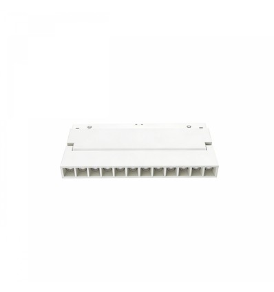 12W System Shift Grid S justerbar lineær skinnespot - CCT switch, hvid, 22,5 cm, 48V