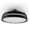 Loftslampe m. skjult blæser - RA90, CCT, 60W, sort