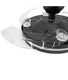 Loftslampe m. skjult blæser - RA90, CCT, 60W, sort