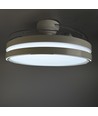 Loftslampe m. skjult blæser - RA90, CCT, 60W, hvid