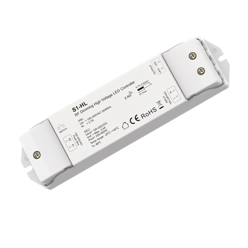 LEDlife rWave 230V LED strip dæmper - RF, push-dim, 500W