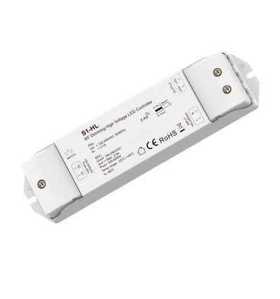 LEDlife rWave 230V LED strip dæmper - RF, push-dim, 500W