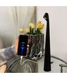 Opladelig LED bordlampe inde/ude - Sort, 40cm høj, 3-trin dæmpbar, IP44 udendørs