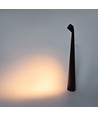 Opladelig LED bordlampe inde/ude - Sort, 40cm høj, 3-trin dæmpbar, IP44 udendørs