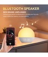 Wake-up Light Vækkeur, Solopgangseffekt - Bluetooth 5.3 højttaler, Sovelyde, Dæmpbar