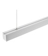 120cm 38/32/24W lysskinne - CCT, Hvid, loftlampe til kontor, inkl. wireophæng