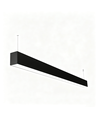 120cm 38/32/24W LED lysskinne - CCT, Sort, loftlampe til kontor, inkl. wireophæng