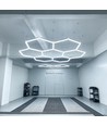 240W RA95 Hexagon LED 7 felter komplet sæt - Inkl. strømtilslutning