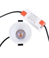 10W Ø8,5cm indbygningsspot Dæmpbar RA99 - IP54, Hul: Ø7,5 cm, Mål: Ø8,5 cm, Hvid kant