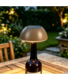Opladelig LED flaskelampe - Kaffefarvet, CCT, touch dæmpbar, IP54 udendørs