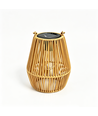 Solar Rattan Lanterne – Boheme Havelampe med Automatisk Tænd/Sluk, IP44