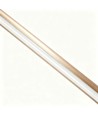 Guld spisebordslampe 126cm - 18W LED, 2800K, inkl. wireophæng