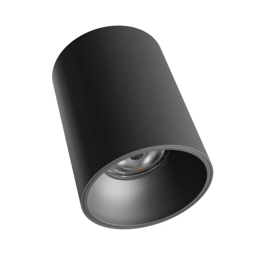 LED loftlampespot, Justerbar Watt - Til påbygning, 14W-27W, IP44, RA90, UGR19, 5 års garanti, sort