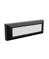 6W LED trappelys, CCT - 3 lyskulører, IP54, sort, udendørs væglampe