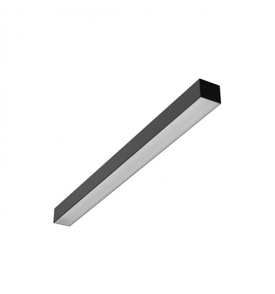 60cm Kontorlampe, Justerbar Watt og CCT - 3 lyskulører, 10W/15W/20W, 5 års garanti, sort