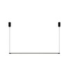 86cm dæmpbar spisebordslampe - Sort, 11W LED, inkl. wireophæng