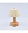 Opladelig LED bordlampe - Stof, touch dæmpbar, CCT, IP20