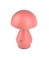 Opladelig LED bordlampe - Pink, Ø15cm, 22cm høj, touch dæmpbar, 3i1, IP20 indendørs