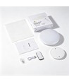 Genopladelig LED loftslampe med sensor - Mikrobølgesensor, Ø20cm, 6W, CCT, Hvid