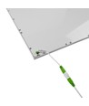 60x60 LED panel 36W 1-10V dæmpbar - Højde:10mm, 116lm/w, UGR19, RA92, hvid kant